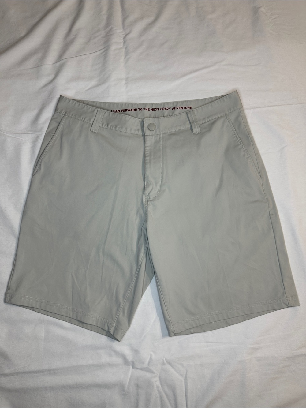 RHONE Men's Light Tan Performance Chino Shorts - 33